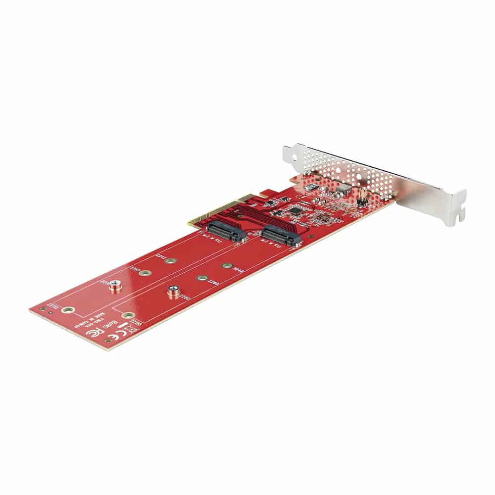 (image for) StarTech.com Dual M.2 PCIe SSD Adapter Card